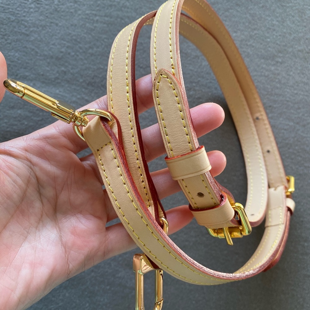 Real Leather Adjustable  Shoulder Strap Pochette Eva Favorite Nano Speedy